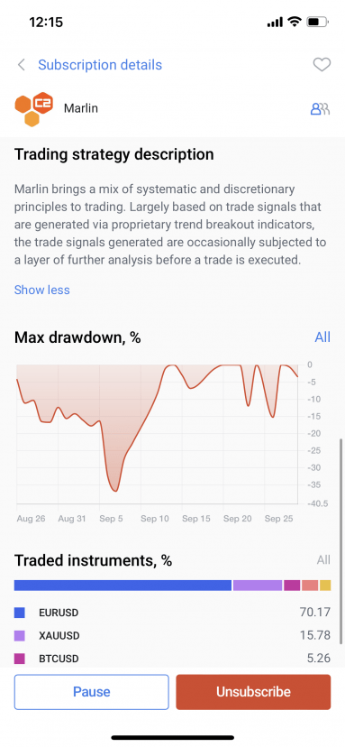 R StocksTrader - Trader's details